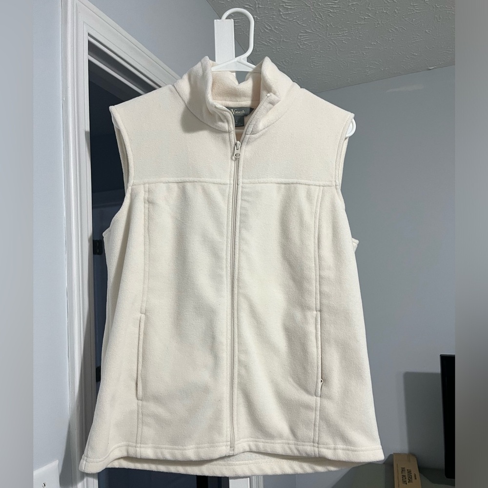 Fleece zip vest